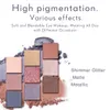 Catkin Eyeshadow Palette Makeup Matte Shimmer 9 Färger Mycket pigmenterad krämig textur Naturlig brons Neutral 240119