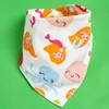 Bibs Burp Cloths Baby Drool Towel Triangle Double Buckle Newborn Child Headscarf Bib Scarf Spring And Summer Seasons Drop Delivery Otbn2