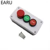 Smart Home Control NC Emergency Stop NO Red Green Push Button Switch Station Start Self-sealing Waterproof Industrial 600V 10A