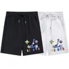 Shorts masculinos 2024 verão calças de algodão casual suor bermudas homens preto homme clássico marca roupas praia masculino