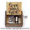 Stampa citazioni d'amore You Are My Sunshine a tema musicale carillon in legno fatto a mano fidanzata moglie regalo di anniversario di compleanno 240118