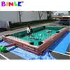 Hurtownia 9x6m Outdoor lub w pomieszczeniach stół bilardowy snooker piłkarski Human piłka nożna bilardowy boisko do kopiowania mecz wydarzeń