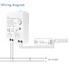 وحدات التحكم AC100-240V الإخراج 0/1-10V TUYA WIFI LED Dimmer Controller Control Wireless Alexa Google Home for 0-10V Dimmable Power Drive