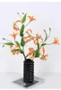 Decorative Flowers Flame Lily Artificial Autumn Art Plants Fall Decoration Home Wedding Orange Arrangements