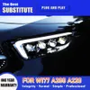 For Benz W177 A180 A200 A220 LED Headlight 19-21 High Beam Angel Eye Projector Lens Daytime Running Light Streamer Turn Signal Indicator