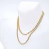 5mm 18inch High Quality Tennis with d Vvs Moissanite Diamond Jewelry Hiphop Chock Link Necklace