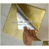 Gift Wrap 100 Sheets 20X20Cm Gold Aluminium Foil Wrapper Paper Wedding Chocolate Candy 220420 Drop Delivery Home Garden Festive Part Dhyrf