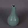 Bottiglie Jingdezhen Vaso smaltato grigio blu Porcellana antica Decorazione e decorazione per la casa