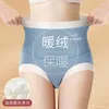 Women's Panties Cashmere Thick Warm Underwear Female Pure Cotton Antibacterial Period Cold Belly High Waist