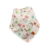 Bavoirs en tissu pour rots, serviette de salive pour chien et chat, imprimé Triangle pour animaux de compagnie, petit Teddy poméranien, écharpe de cou, livraison directe Oth03