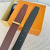 Men's Designer Belts Fashion Accessories Luxury Belt Double Sided with Gift box 2401081