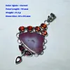 Kolye Kolyeleri Orijinal Emerald Ruby Solar Agate Kuvars Labradorit Turkuaz Gül