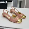 مصممة نساء سيدات الصنادل العجل مبطن القناة الصيفية Sandles Sandles Flatt