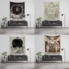 Tapisseries murales suspendues avec cartes de Tarot, couvre-lit, astrologie, Divination, tapis de plage, couverture, décoration artistique pour la maison