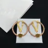 Designer smycken kvinnor örhängen designer för kvinna 925 sterling silver hoop party bröllop gåva