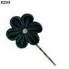 Hårtillbehör - 24st Kanzashi Pin Flower Bow Clip Tyg för Girl Kids