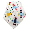 Bavoirs pour rots, serviette de salive pour chien et chat, imprimé Triangle pour animaux de compagnie, petit foulard poméranien en peluche, livraison directe Otoh3