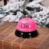 Party Decoration Desk Call Bell Ring for Service Fantastisk rolig kreativ nyhet Gag Gift En kafferöl Hug Metal Ringbell Home Bar