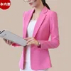 Blazery dla kobiet Krótki koreański wiosenny jesienna jesienna Slim Long Rleeve Casual Suits Całkowicie meczowe garnitury Women Suit Blzer Plus Size Odzież 240127