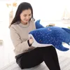 150 cm duży rozmiar miękki rekin pluszowa zabawka Big Creative Blue Whale Flush Soft Sea Ryba Pluszowa poduszka Piękna lalka dla dzieci 240118