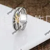 Designer Jewelry Bracelet Fashion Brand Davids b Ring Button Cross Classic