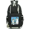 Sakurada återställer ryggsäcken Asai Kei Daypack School Bag Cartoon Print Rucksack Casual School Bag Computer Day Pack