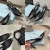 Scarpe eleganti firmate Tacchi alti Décolleté Sandali con cinturino alla caviglia Tacchi medi Décolleté estivi in pelle nera Matrimonio da donna Pantofole con cinturino alla caviglia di qualità sexy 35-40