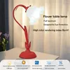 Tafellampen Retro Lamp Frans Romantisch Nachtkastje Lelietje-van-dalen Bloem Oogbescherming Decoratief Voor Slaapkamer Bureaulamp