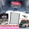 Bilarrangör för Mitsubishi Outlander PHEV 2024 Tillbehör es se GM Boot Trunk Network Hooks Mesh Net Cargo Storage