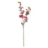 Fleurs décoratives 92 cm de haute qualité soie artificielle faux camélia longue branche arc de mariage fête toile de fond mur de maison décor de jardin extérieur