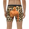 Mutande Gibby Banana Cheetah Print Energy Divertente Intimo Boxer Pouch Shorts Traspirante Sexy