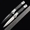 BM 4170 4170BK AUTO Fact Folding Knife 3.95" S90V Blade, Aluminum Handles with Carbon Fiber Inlays Outdoor camping hunting pocket kitchen EDC KNIVES