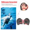 Volwassen Kinderen Professionele Zwemmen Peddels Gordels Correctie Hand Vinnen Flippers Palm Vinger Zwemvliezen Handschoenen Paddle 240131