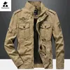 2024 Повседневная армейская куртка в стиле милитари для мужчин размера плюс M6XL Jaqueta Masculina Air Force One весна-осень мужские куртки-карго пальто 240130