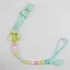 Pacifier Holdersclips Acrylic Beaded Baby Chain Tether Toy Anti-Drop Drop Delivery Otvju