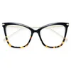 Lunettes de soleil montures papillon œil de chat TR lunettes cerclées Leoptique 97152 noir et écaille