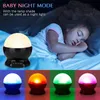 Starry Projector Night Light Rotating Sky Moon Lamp Galaxy Lamps Home Bedroom Decoration Starlight Christmas Lights for Kids Gift