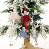 Kerstversiering Engel Poppen Boom Hangende Hangers Ornamenten Navidad 2024 Decoratie Natal Gift Noel Home Decor Jaar
