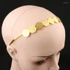 Hair Clips Ladies Accessories Jewelry Omani Kurdish Coins Gold Plated Arabic Wedding Bridal Headwear Diadem