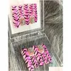 Falsas unhas Tiger Stripe Handmade Tubo Ballet Ator Nail Flash Acrílico Dica Press Stud Diamante Adesivo Drop Delivery Saúde Beleza Arte Dhahz