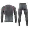 Men's Tracksuits Outdoor Sports Thermal Underwear Suit Training Fitness Clothing T-Shirt Quick-Drying Tops And Pants