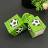 10 Cartoon-Mini-Fußball-Süßigkeitsboxen, tragbare Kindergeburtstagsgeschenke, Schokoladenverpackungsbeutel, Partydekorationen 240205