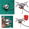 Stoves Cam Gas Stove Portable Electronic Tourism Picnic Foldable Strong Fire Survival Equipment Outdoor Accessories 231025 Drop Deli Dh0Jf