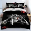 Set di biancheria da letto Cavalier Knight Templar Crusaders Set copripiumino Copripiumino Federa King Queen Size