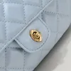 Projektantka worek damski luksusowy torba retro lustro jakość klapy łańcuch łańcuchowa torba na ramię torebka torebka oryginalna klasyczna krata diamentu mini solidny portfel wysokiej jakości