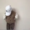 INS Mode Bébé Garçon Baseball Veste Printemps Automne Enfant En Bas Âge Enfants Épaissir Manteau Filles Sport Vêtements D'extérieur Vêtements 0-4Y Vêtements Pour Enfants 240202