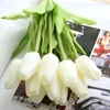 6122448pcs Artificial Flowers Senior PU Tulips Fake Flower Bouquet For Wedding Party Decor Supplies Home Garden Ornaments 240127