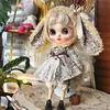 HOUZIWA OB22 OB24 Azone Doll Clothes Dress For Blyth Doll 240123