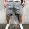 Herr shorts casual mode svett fast färg dragkammare baggy korta byxor manlig sommarstrand andas streetwear