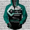 Męskie z kapturem 2024 Logo samochód Jaguar Print 3D Hoodie Wysokiej jakości kombinezon rowerowy HARAJUKU Modny Pullover Extra duża kurtka